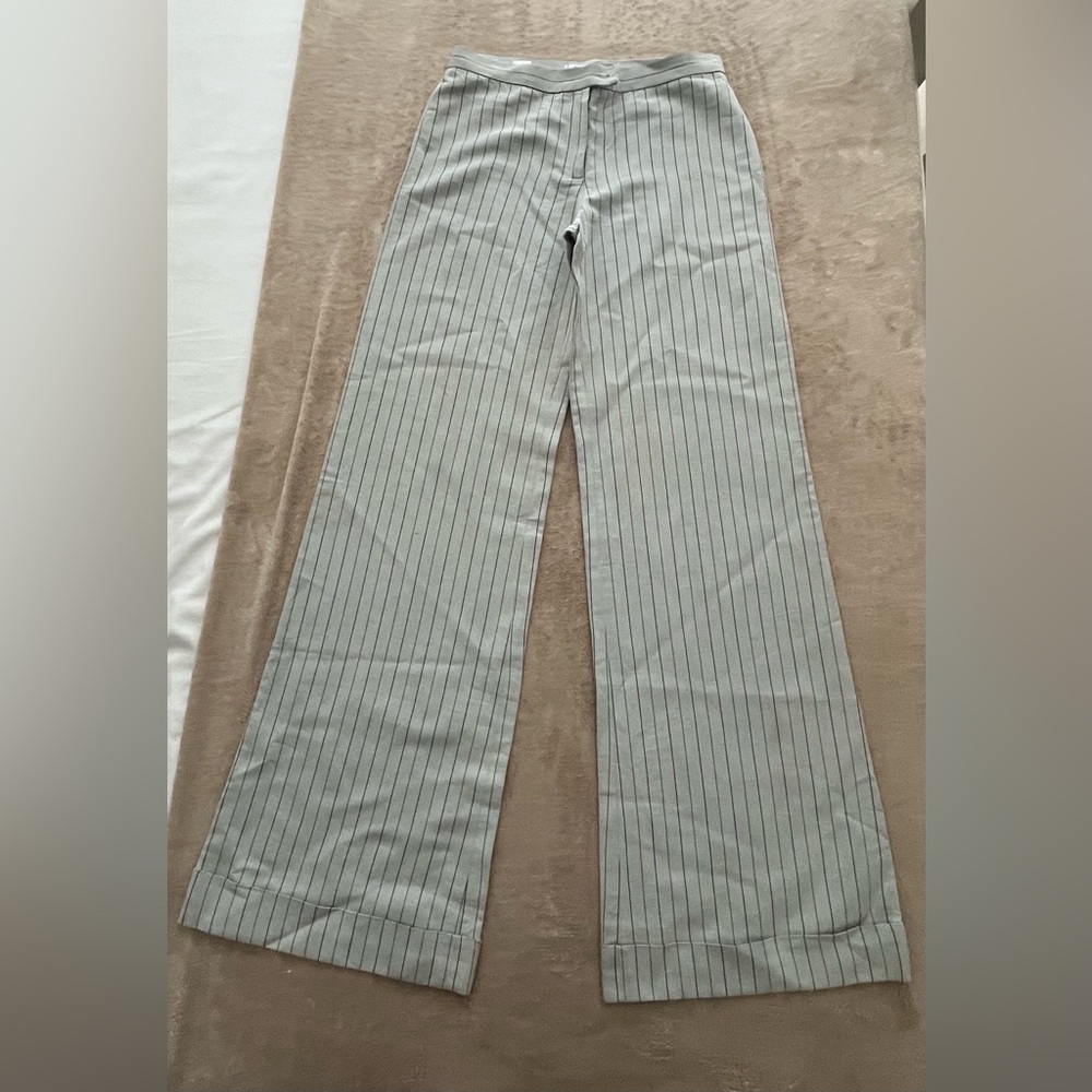 Moschino Striped Wide-Leg Pants
